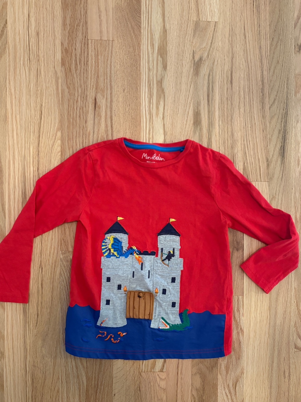 Mini Boden castle shirt